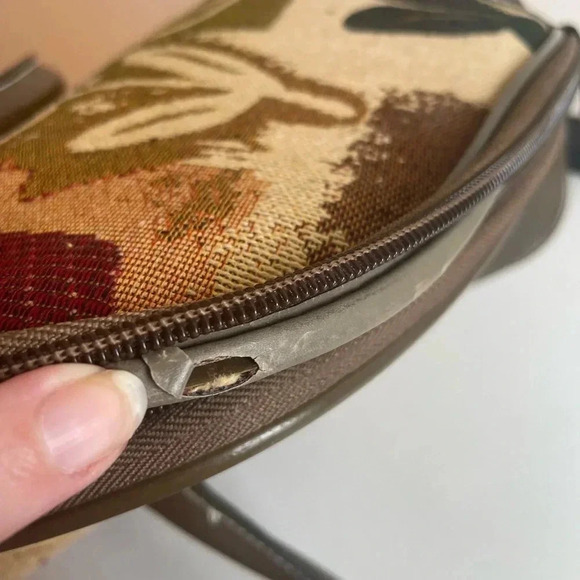 Vintage American Trunk & Case Tapestry 90s travel‎ bag Weekender EUC! - Picture 7 of 13